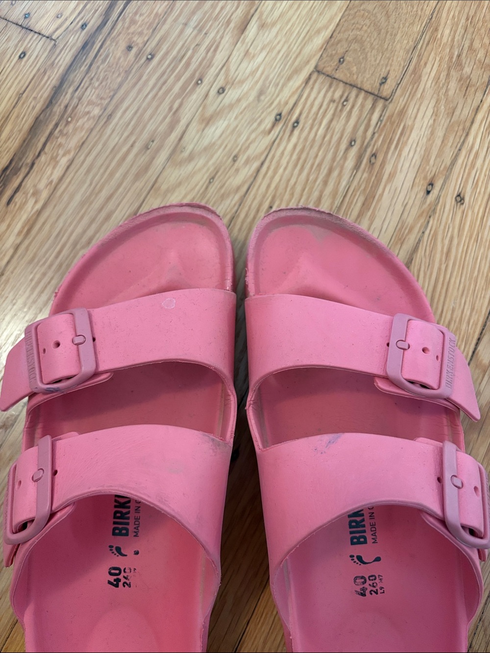 Birkenstock Pink Eva Two-Buckle Sandals - Picture 4 of 4